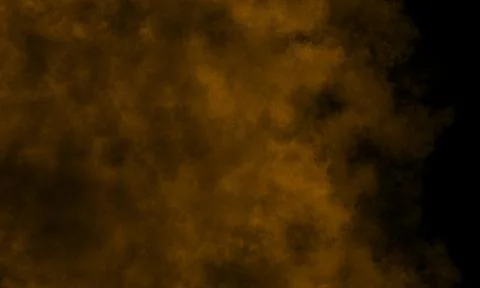Moody Cloud Texture Background With Dark Orange Smoke Atmosphere Stock Photos