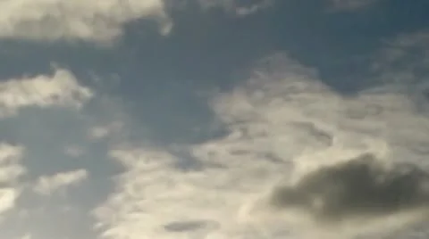 Moody Clouds Timelapse Stock Footage 22024924