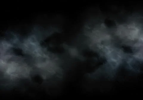 Moody dark sky with dramatic clouds and soft light filtering through Stock Photos