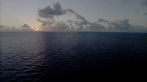 Moody Ocean Stock Footage 38060409