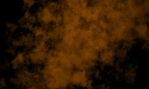 Moody Orange Smoke Cloud Background With Atmospheric Texture Effect Stock Photos