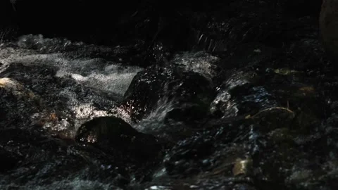 Moody river stream Video stock 153448669