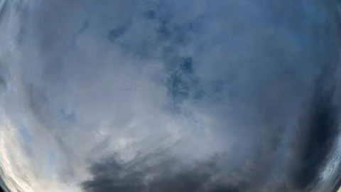 Moody Sky with Dramatic Cloud Formations 스톡 사진