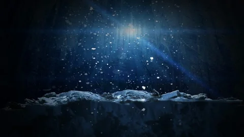 Moody snow scene - HD Stock Footage 106430056