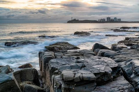Mooloolaba Main Beach on the Sunshine Coast of Queensland, Australia Fotos Stock