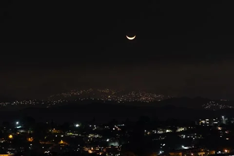 Moom timep lapse Stock Footage 233665285