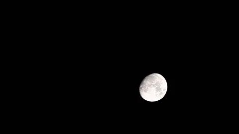 The Moon 01 Video stock 159594466