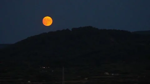 The Moon 03 Video stock 159594971