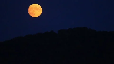 The Moon 04 Video stock 159595107