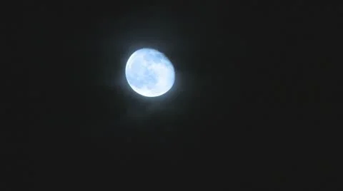 Moon 10-14-2011 Stock Footage 8845338