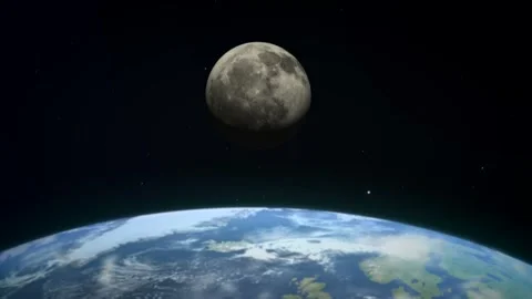 Moon 2 Video stock 332548430