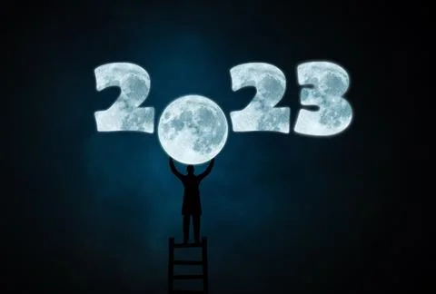 Moon 2023 库存照片