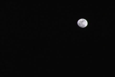 Moon 3Qtr001 Stock Footage