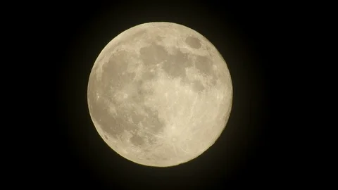 Moon 4K closeup video Stock Footage 92235632