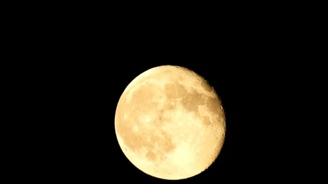 Moon 4K closeup video Stock Footage 92236687