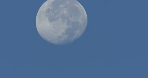 Moon 94.3 Percent Full Stock Footage 53050844