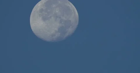 Moon 94.3 Percent Full Stock Footage 53050847