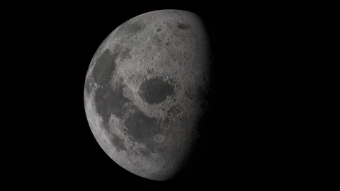 Moon Alpha Stock Footage