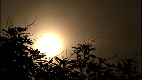 The moon and cloud Timelapse Stock Footage 132310078