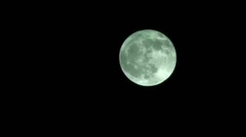 Moon and clouds Video stock 10596070