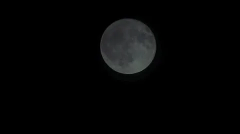 Moon and clouds Video stock 10596102