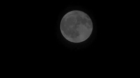 Moon and clouds Video stock 10596109