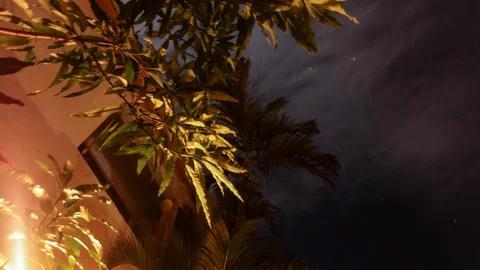 Moon and clouds Stock Footage 104524729