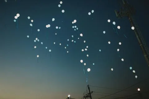 Moon and clouds Stock Photos