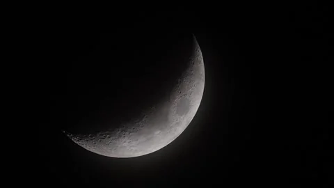 Moon and dark night Stock-Footage 272181130