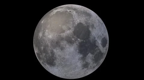 Moon and deep space Stock Illustration