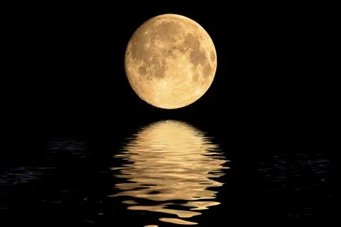 Moon and shadows Foto stock