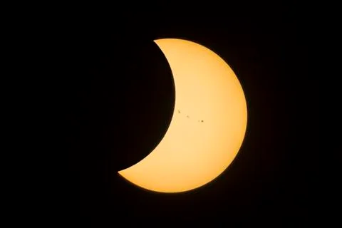 Moon and Sun Stock Photos