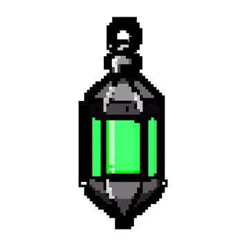 Moon arabic lantern game pixel art vector illustration イラスト素材