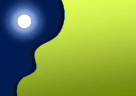 Moon background Stock Illustration