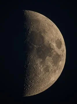Moon On A Background Of Sky. Stock Photos