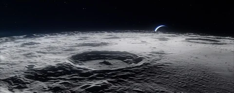 Moon backlight Stock Footage 111162867