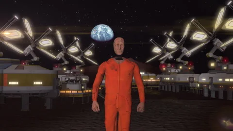 Moon Base, Crash Test Dummy Stock Footage 242804542