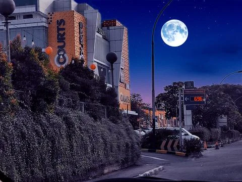 Moon bintaro Foto stock