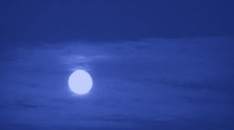 Moon blue sky Time lapse Vidéo 306236