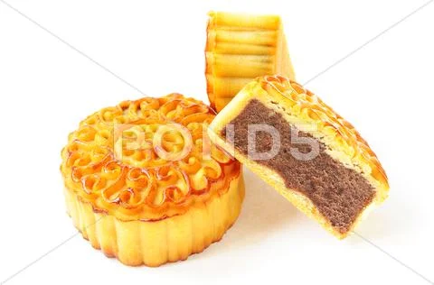 Moon cake Stock Photos