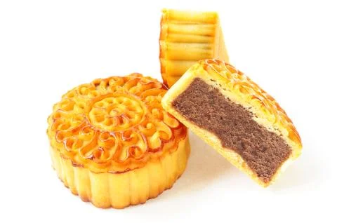 Moon cake Stock Photos