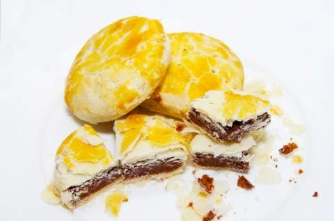 Moon cake Stock Photos