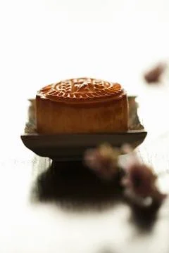 Moon cake Stock Photos