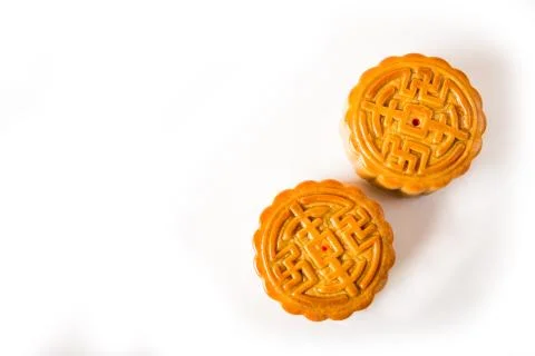 Moon cake Stock Photos