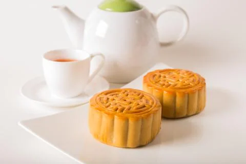 Moon cake Foto stock