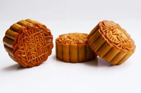 Moon cakes Stock-Fotos
