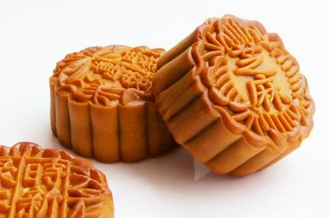 Moon cakes Stock Photos