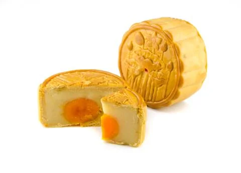 Moon cakes Stock Photos