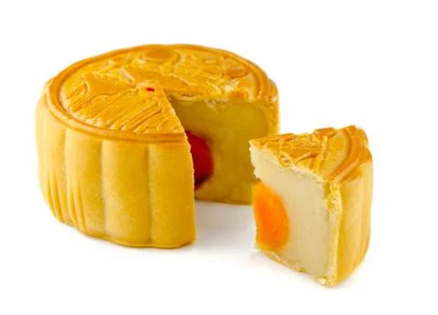 Moon cakes Stock Photos