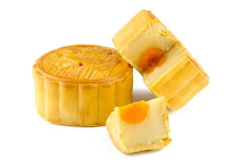 Moon cakes Stock Photos